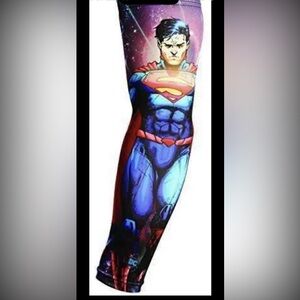 Superman Compression Athletic Arm Sleeve Size Large Licensed DC Comics